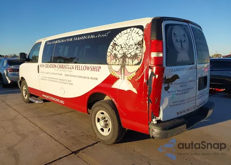 2008 Chevrolet Express Ls z USA, uszkodzony, nr VIN 1GAHG39K981176841